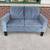 Gray Microsuede Loveseat 1 thumbnail