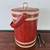 1970s Georges Briard Red Faux Leather Tall Ice Bucket Champagne Cooler 4 thumbnail