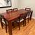 Modern Wood Dining Table + 6 Chairs 2 thumbnail