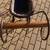 Vintage Victorian 34” Wicker & Wrought Iron Sleigh 7 thumbnail