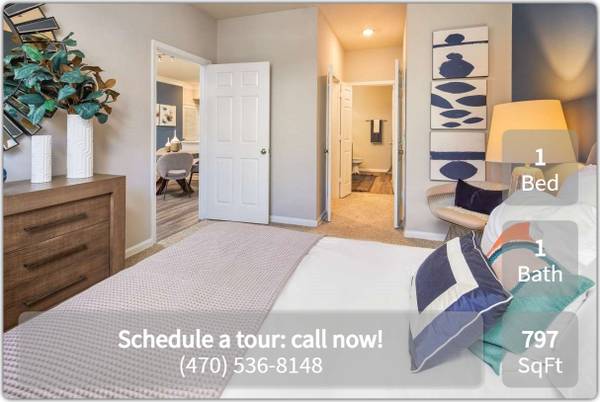 $1,415 / 1br - 797ft2 - A touch of modern living: 1 BR, 797 Sq Ft. (Atlanta)64045868301313121