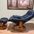 EKORNESS ®️Stressless Leather Recliner and Ottoman 4 thumbnail