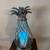 Like New  Tropical Pineapple Lantern With Color Changing LED Candle 3 thumbnail