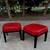 Mid Century Style Stacking Ottomans / Foot Stools 5 thumbnail