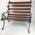 LITTLE MINIATURE BENCH  19” HIGH 19” WIDE 19” DEEP  MATERIAL: CAST IRO 9 thumbnail