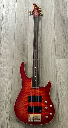 Brian Moore I4 Fretless Electric Bass Guitar Fender Gibson P Ibanez 1