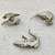 Vintage Pewter Alligator, Kiwi, Kookaburra Miniature Figurines Lot of 3 4 thumbnail