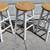 3 Wood Sturdy Bar Stools 6 thumbnail