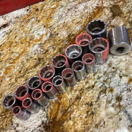 Proto 12 point Socket Set 1/2” Drive 1