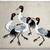 Black - necked Crane. Hand painted. Papyrus type paper. Bhutan. 1 thumbnail