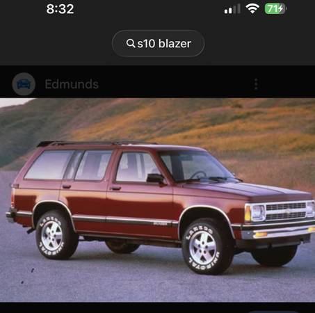 93 Chevy s10 blazer 1