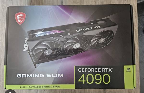 Nvidia RTX 4090 Graphics Card MSI Gaming X Slim Model - New
