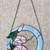 12" Genuine Stained Glass Piece Handcrafted by Artist 4 thumbnail