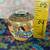 Japanese Moriage Mid-Century Small Vase w/Applied Gold Highlights 8 thumbnail