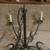 Vintage 31” Iron Chandelier 4 thumbnail