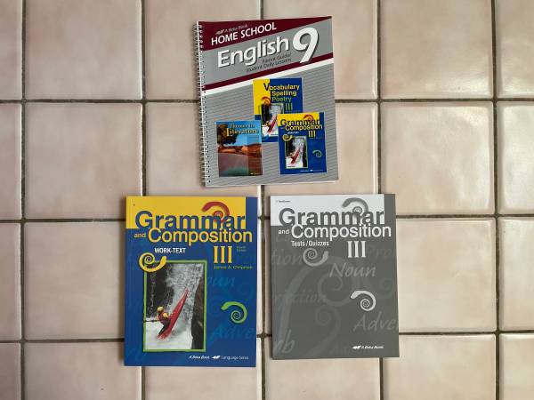 Abeka English Grammar & Composition 9th Grade 1