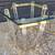 Pair of Charles Hollis Jones Style Brass & Lucite Octagonal End Tables 16 thumbnail