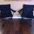 Vintage Coca Cola Black Folding Camping Chairs 2 thumbnail
