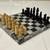 Very Stylish Chess Set W/A  7.25" Square Marble Board & Wooden Players 9 thumbnail