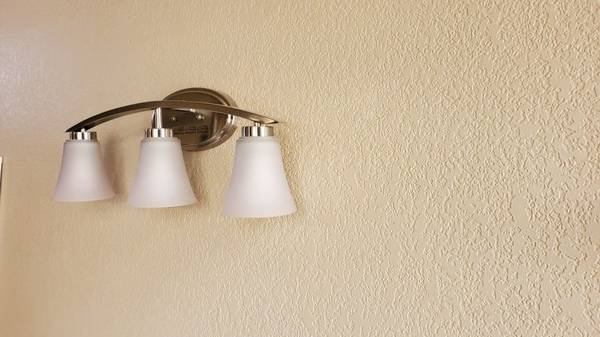 Silver Tone Stainless Steel Pendant Wall Mount Lights 3 1