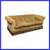 Fitzgerald Custom Design Suede Sofa + Fringe 1 thumbnail