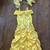Princess Belle Dress Gloves Scarf Necklace Set Size 6-7 1 thumbnail