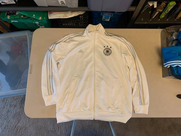 Adidas Germany Deutscher Fussball-Bund Tracksuit Jacket Mens XL 1