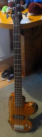 Custom made 5 string bass 1
