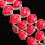 Red Coral Stone Necklace in Silver Setting 3 thumbnail