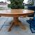 Round oak dining table 1 thumbnail