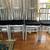 set of 4 Aluminum Dining Chairs (Delta) + cushions from Crate & Barrel 1 thumbnail