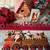 CHRISTMAS DECORATIONS PINE TREE SANTA BELLS 2 thumbnail