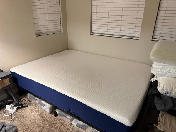 Electric bed frame + First owner mid-premium mattress 1