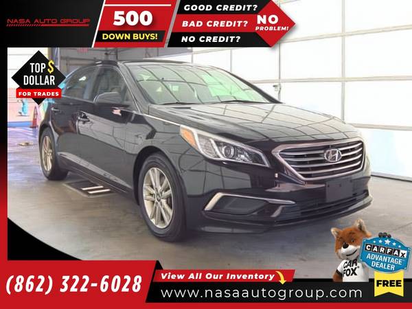 2017 Hyundai Sonata 24L 24 L 24-L PZEV - $6,200 (The price in this ad is the downpayment)63473249427585122