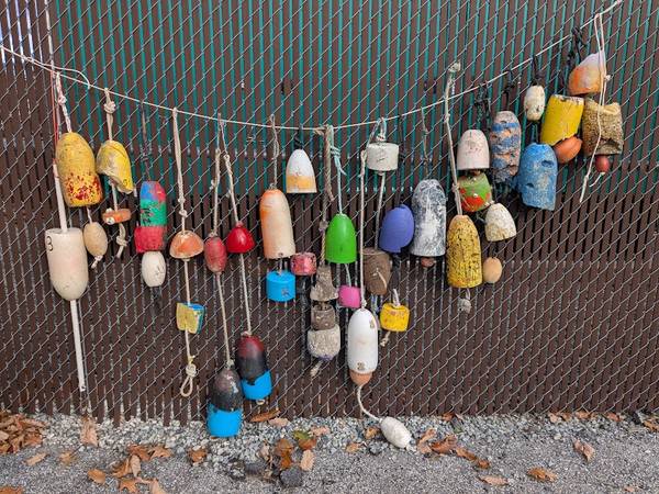 Salvaged Crab Floats from DE Bay 1