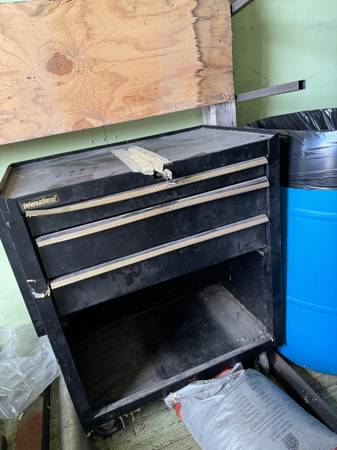 Tool Box Cart Storage Metal Rolling 1