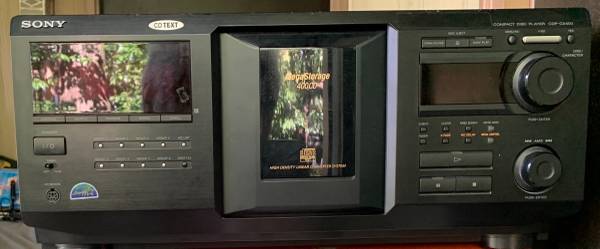 Sony CDP-CX400 Mega Storage 400 Disc CD Player 1