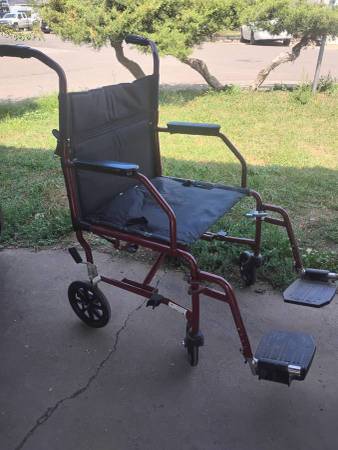 CHEAP/ IN Good Condition - Red / Wheelchair/ USED!!! 1