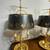 Vintage French Bouillotte Cast Brass Tole Table Lam. 6 thumbnail