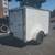 2025 Arising 5x8 V Nose Enclosed Cargo Utility Trailer WHITE 3k 4 thumbnail