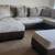 Sectional sofa with Ottoman and accent Pillows 4 thumbnail