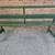 Rare Antique Long Ships Railing Wood & Iron Bench 14 thumbnail