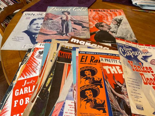 Vintage sheet music 1