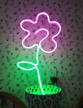Big 18" Lighted Neon Flower 1