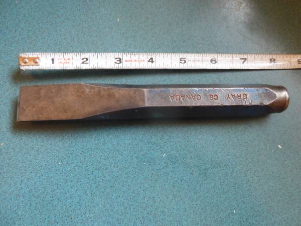 Gray 7/8" x 8" Cold Chisel 1