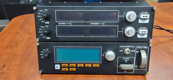 Logitech Flight Sim Panels - Radio, Multi Panel & Throttle Quadrant 1