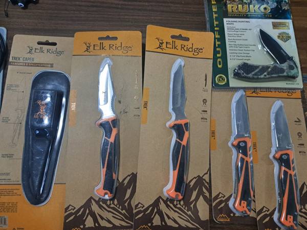 Elk ridge and Ruko knives 1