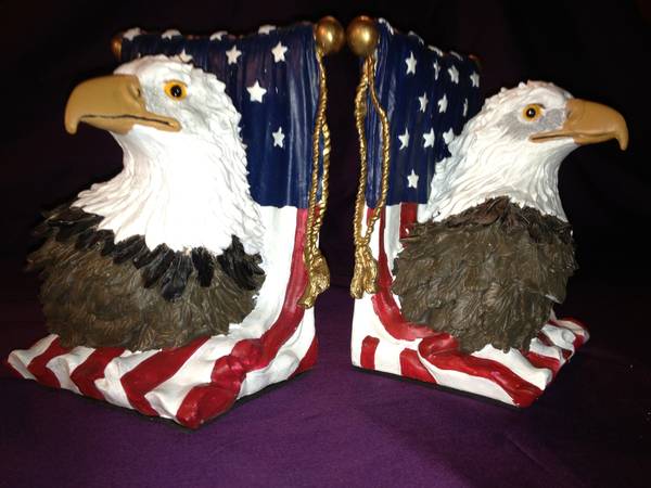 Pair Eagle Bookends 1
