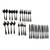 Set of Silverware, Silver, 59 Pieces - Forks, Spoons, Knives Stainless 3 thumbnail