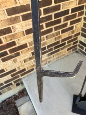 Pilgrim Contemporary Fireplace Tool Set - Heavy Solid Steel (Nickel & 1